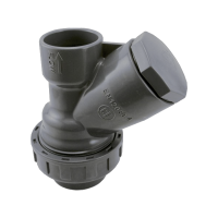 PVC balkeerklep Y-type met lijmverbinding